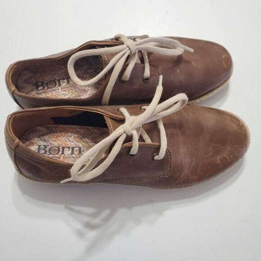 Born Brown Lusaka Leather‎ Women size 7 & 1/2 shoes